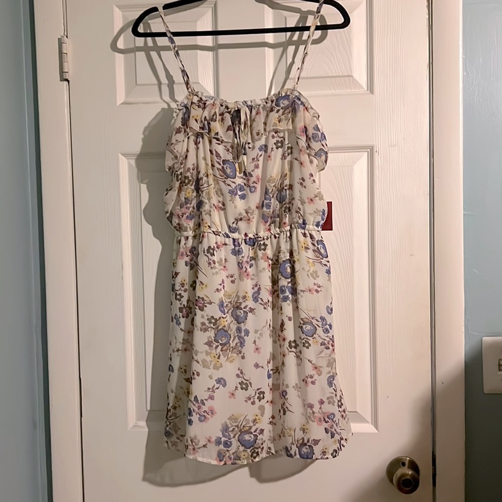 MOSSIMO FLORAL STRAPPY DRESS